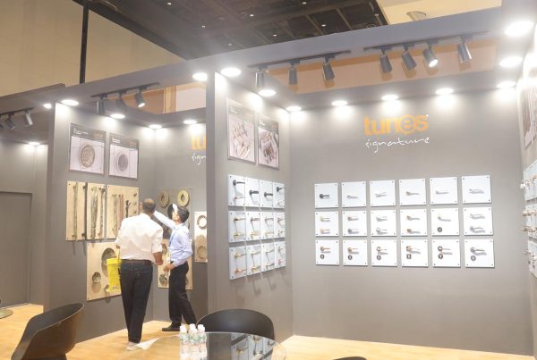 Attractive booth design at PALM Expo event