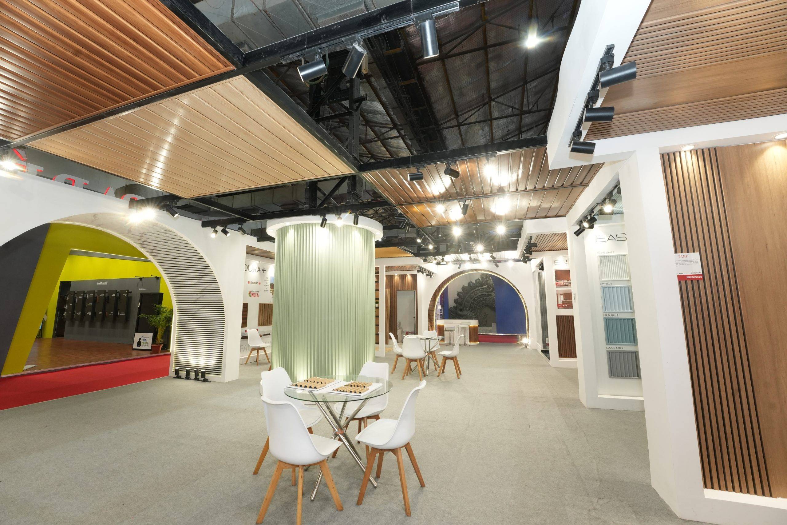PARÉ Innovations exhibition booth at ACETECH, Bombay Exhibition Centre, Mumbai — designed and built by Vasant Creative